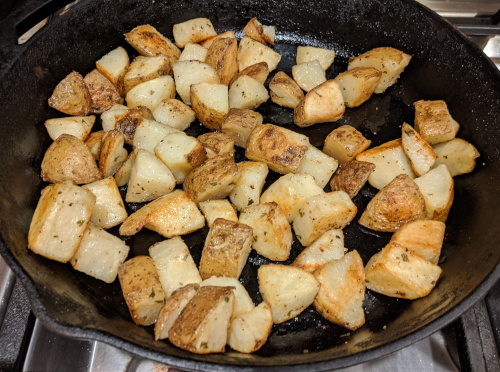 crispy potatoes